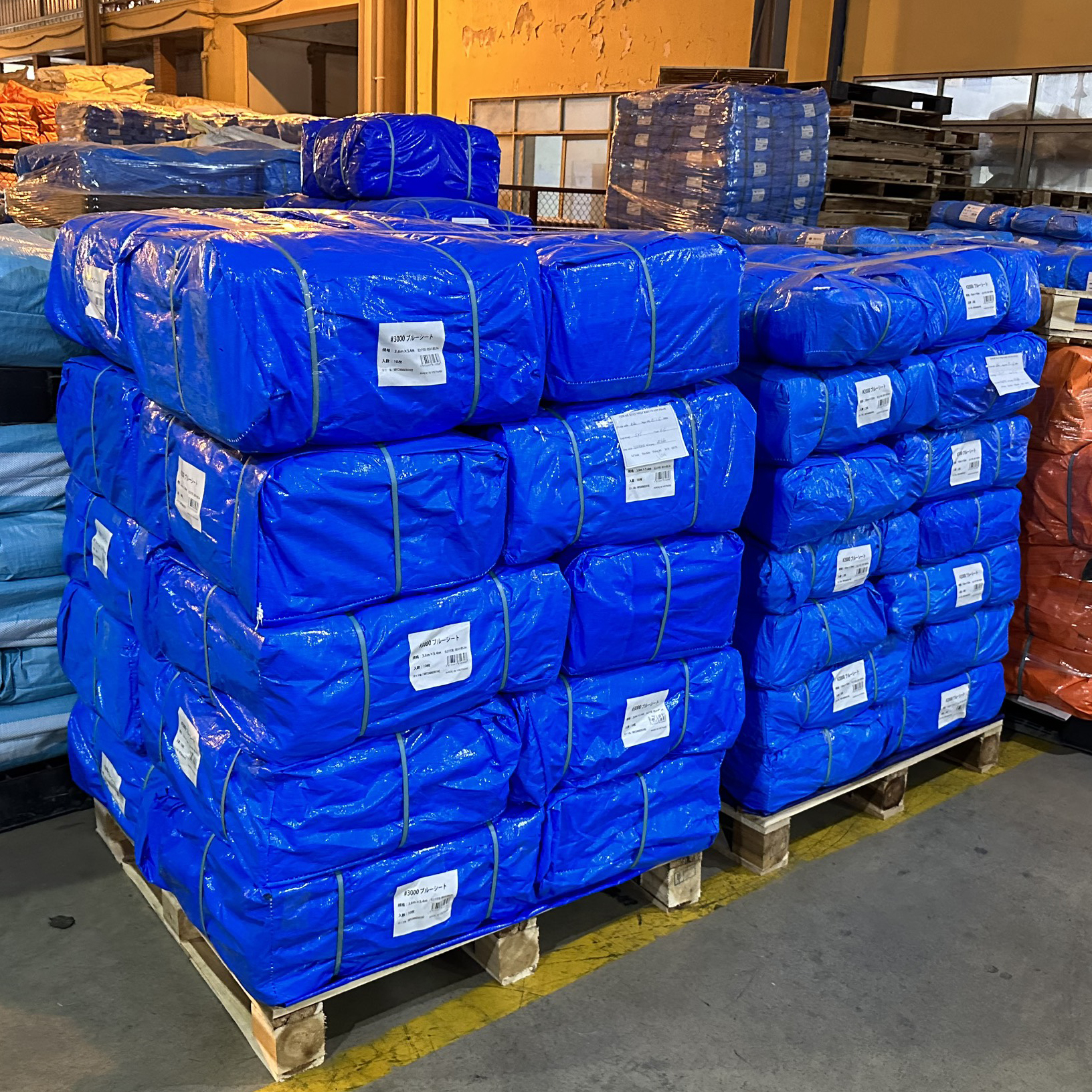Vietnam-Made Woven Plain Anti-UV Emf Protection Heavy Duty Waterproof LDPE Coated Tarpaulin Ground Sheet Multiple Sizes Colors