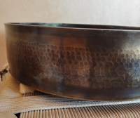 Évier en laiton de qualité supérieure, taille personnalisée, fait à la main, pour salle de bain et cuisine, sans robinet, pour fournisseur en gros, approvisionnement en vrac