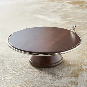 Lo último en soporte de pastel con Base de Metal 2023, soporte de exhibición, soporte de postre redondo multiusos para cumpleaños y uso de restaurante de fiesta de boda - Product Image 4