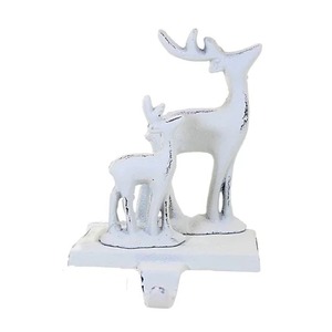 Soporte de calcetín de Navidad de Metal de alta calidad Santa trineo Reno copo de nieve soporte decorativo de vacaciones - Product Image 5