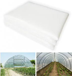 Lámina de Plástico Blanca Grande de Doble Capa de PE para Invernadero Agrícola, Cubierta para Túnel de Cultivo y Protección de Cultivos - Product Image 1