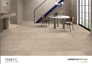 Azulejos de Porcelana Metálica Esmaltada Mate Moderna de 600x1200 mm y 8 mm de Grosor para Pisos Interiores de Dormitorios y Apartamentos - Product Image 5