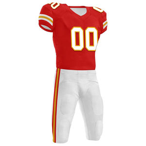 Conjunto de Pantalones y Camiseta de Fútbol Americano para Adultos, Sublimación Personalizada de Alta Calidad, Transpirable, Unisex, Duradero - Product Image 2