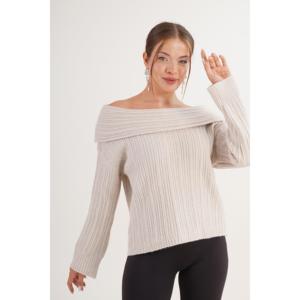 เสื้อสเวตเตอร์ผู้หญิงปักเลื่อมลายมาดอนน่าขายส่ง - Product Image 6