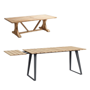 Mobilier d'extérieur en bois massif Table de jardin Ensembles de meubles modernes Ensembles de tables à manger en bois Meubles de jardin Indonésie produits - Product Image 4