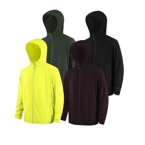 Best Performance <b>Lightweight</b> Hooded Outdoor <b>Running</b> <b>Jacket</b> Breathable Quick-Dry Custom Logo OEM Waterproof Sportswear Gym Spring - Product Image 4
