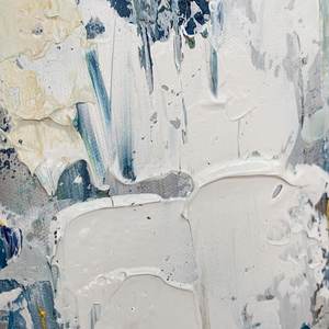 Gradiente moderno sogni blu azzurro astratta arte della parete - Product Image 5