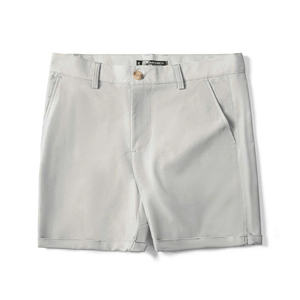 กางเกงขาสั้นสีกากีผู้ชายผ้านุ่มซิปสไตล์อ่อนเยาว์ - Product Image 1