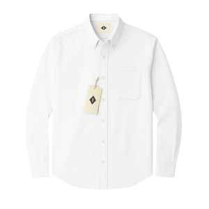 2025 recién llegados camisa Formal de satén de algodón 100% para hombre cuello vuelto manga larga un solo botón Color sólido de talla grande - Product Image 4