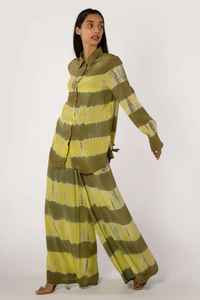 Ensemble deux pièces Kimono d'été Tie Dye, taille libre, vêtements longs faits à la main, pour les vacances - Product Image 5