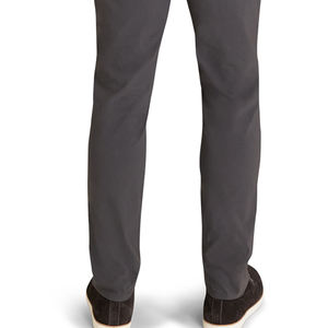 Haute qualité hommes taille moyenne toile Style décontracté pantalon droit élégant Streetwear bouton mouche fabriqué professionnellement - Product Image 6