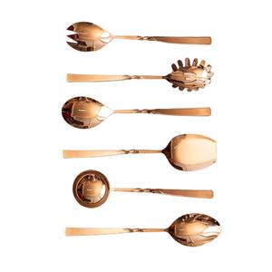 Ensemble de couverts/argenterie luxueux en acier inoxydable de style vintage et royal pour banquets et mariages Couverts polyvalents Utilisation scolaire - Product Image 6