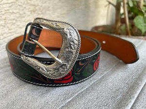 Nuevo cinturón de cuero genuino mecanizado a mano personalizado, cinturones de negocios con hebilla de Metal de alta calidad, cinturones de vaquero de moda Vintage para hombres - Product Image 2
