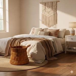 Cesta TIVRA, Artesanía de Corteza de Árbol de Plátano - Product Image 5