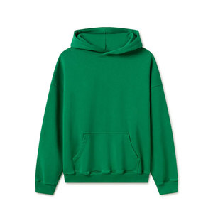 Venta al por mayor personalizado 100% sudaderas con capucha de algodón de talla grande sudaderas con capucha de felpa francesa de alta calidad de gran tamaño sudaderas con capucha de lana con estampado en blanco - Product Image 4