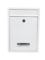 Boîte aux lettres murale en acier galvanisé, résistante à l'eau, durable, en métal, avec revêtement en poudre, pour appartement, usage domestique, stockage de colis, courrier