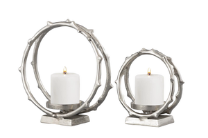 Bougeoir à bande rectangulaire en forme de bougeoir en fer Art Ware Moon Tea Light bougeoir pour la décoration intérieure avec couche de poudre noire - Product Image 5