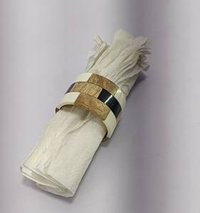 Resin & Wooden Napkin Rings Customized Wooden Napkin Ring <b>Tableware</b> Antique Product for Home Made in India - Product Image 4