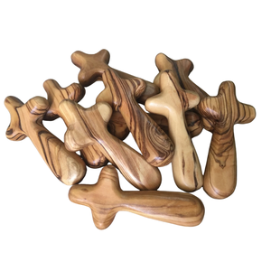 Wholesale Customizable Olive Wood Prayer Cross Hot Sale Wooden Decorative Cross for Business & Promotional <b>Gifts</b> - Product Image 1