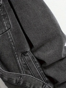 Chaqueta Vaquera Desgastada de Moda para Hombre al por Mayor, Personalizada con Parches y Logotipo, de Alta Calidad a Bajo Precio - Product Image 6