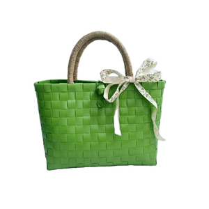 กระเป๋าถือพลาสติกใสกันน้ำลายโลโก้ออกแบบเองได้,กระเป๋าชายหาดสุภาพสตรีกระเป๋าโท้ท PVC กระเป๋าสำหรับช้อปปิ้งที่ทนทานกระเป๋าซื้อของชำ - Product Image 4