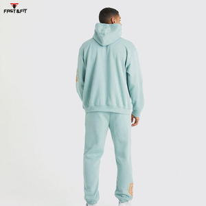 Survêtements de sport d'hiver à capuche personnalisés de haute qualité pour hommes, vêtements de sport décontractés imprimés - Product Image 2