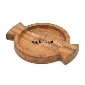 Bandeja de madera rústica Tradebyd, bandeja de servicio hecha a mano duradera para bodas, fiestas, hoteles, restaurantes y casas elegantes - Product Image 2