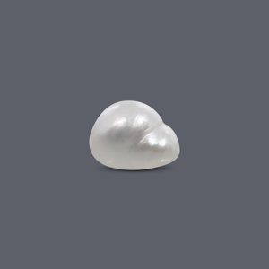 Perle de Basra 5,7 carats, perle d'eau douce naturelle blanche, pour bijoux et fabrication de bijoux - Product Image 1