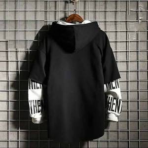 Venta al por mayor 100% Algodón Hombre Sudaderas con capucha Casual Cremallera Sudadera con manga larga Hecho por Vestido Deportes - Product Image 4