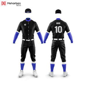Ensemble de maillot et pantalon de baseball respirant sur mesure, grande taille - Dernière collection de vêtements de sport - Product Image 4