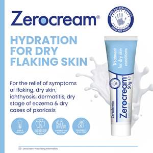 Zerocream Emollient Crema Hidratante y Sustituto de Jabón 2 en 1, 50g - Product Image 3