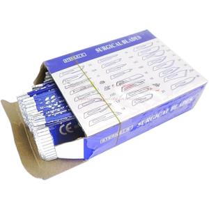 Meilleures ventes en gros de lames de scalpel chirurgical manuel jetables en acier inoxydable No 10 & 24 certifié CE pour usage médical - Product Image 3