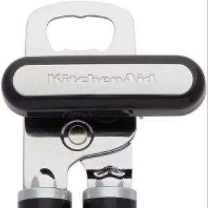 Abrelatas y abridor de botellas multifunción clásico, fácil de usar, rueda de corte de acero inoxidable afilada, mangos ergonómicos suaves - Product Image 1