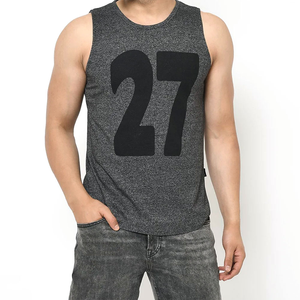 Débardeurs de gymnastique de compression sans manches personnalisés pour hommes tissu tricoté fabricant OEM du Pakistan à bas prix - Product Image 4