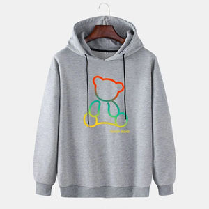 Top qualité mode impression personnalisée 100% coton pull sur sweat à capuche unisexe Streetwear lourd - Product Image 1