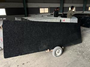 Thiết kế hiện đại tro đen Granite gạch slab Khối Nhà bếp phòng tắm bên ngoài đánh bóng mài dũa bước Raiser Antique bề mặt flamed - Product Image 4