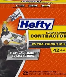 ถุงขยะสำหรับงานหนัก Hefty Contractor ขนาด 42 แกลลอน จำนวน 35 ใบ - Product Image 4