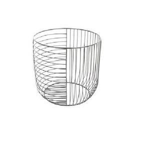 Cesta de lavandería personalizada sostenible ecológica, cesta de lavandería decorativa hecha a mano de alambre de hierro, cesta de lavandería de Metal para uso en el baño del hogar - Product Image 3