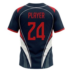 Ensembles de maillots de baseball pour hommes avec logo d'équipe personnalisé par sublimation, 100% polyester, séchage rapide, respirant, poids du tissu 300 grammes - Product Image 3