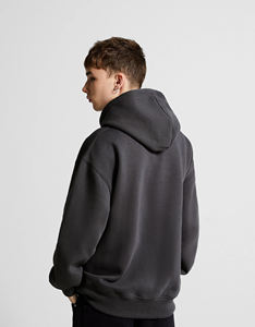 Wholesale custom logo thermal Hoodie Pullover winter warm Blank Hoodie Embroidery cotton <b>jumper</b> unisex Hoodie for men - Product Image 2