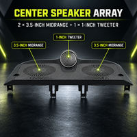 iCAR V23 Audio Upgrade Kit 12 Buah Set Sistem Stereo Mobil Speaker Amplifier untuk Interior Kendaraan