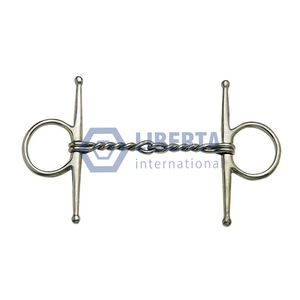 Mèche demi-cuillère en fil torsadé en acier inoxydable tout cheval vétérinaire avec embout lisse Divers mèches diverses offertes - Product Image 5