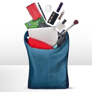 Bolsas de mano de cuero originales tejidas hechas a mano de color personalizado para mujer Cierre de cremallera de Cuero 100% de calidad superior - Product Image 3