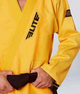 ชุดกิโมโนสีขาวล้วนคอตตอนสำหรับยูโดชุด Jitsu Jitsu Jitsu ผ้าฝ้ายน้ำหนักเบาออกแบบได้ตามต้องการ - Product Image 6