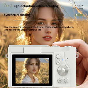Appareil photo numérique automatique pour écran 180 degrés, zoom 16x, écran HD 2,<span class=keywords><strong>4</strong></span> pouces, certifié CE, vlogging, compact, vidéo HD 1080P, 64MP - Product Image 4
