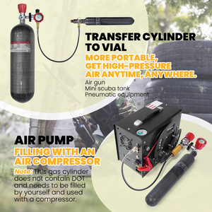 ถัง HPA คาร์บอนไฟเบอร์คอมโพสิตขนาด 0.7 ลิตร สำหรับเพ้นท์บอล แบรนด์ส่วนตัว - Product Image 2