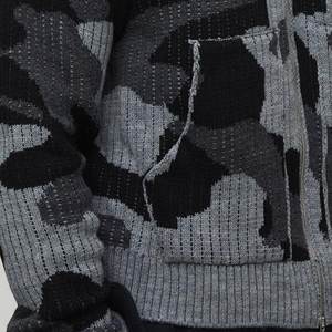 Sudaderas con capucha de camuflaje para hombre con logotipo de punto personalizado al por mayor, sudaderas con capucha de invierno transpirables ecológicas, ropa de calle informal, sudaderas con capucha estampadas para hombre - Product Image 5