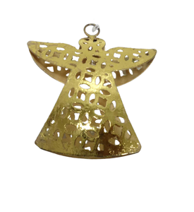 Décoration faite à la main feuille d'or couleur fer suspendu ange ornement design moderne personnalisé en gros en vrac - Product Image 2