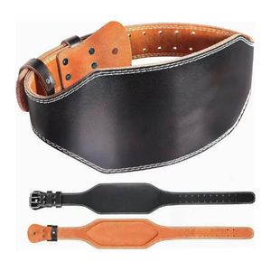 Nouvelle Arrivée Ceinture de Musculation en Cuir de Vachette 7mm pour Entraînement en Salle de Sport, Soutien Dorsal, Conception Personnalisée OEM, Ceinture de Musculation Réglable - Product Image 1