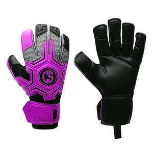 Guantes de Portero de Fútbol Geométricos Azul y Negro, Transpirables, Ajustables, con Corte Negativo, Parte Trasera de Silicona 3D Antideslizante de Látex - Product Image 5